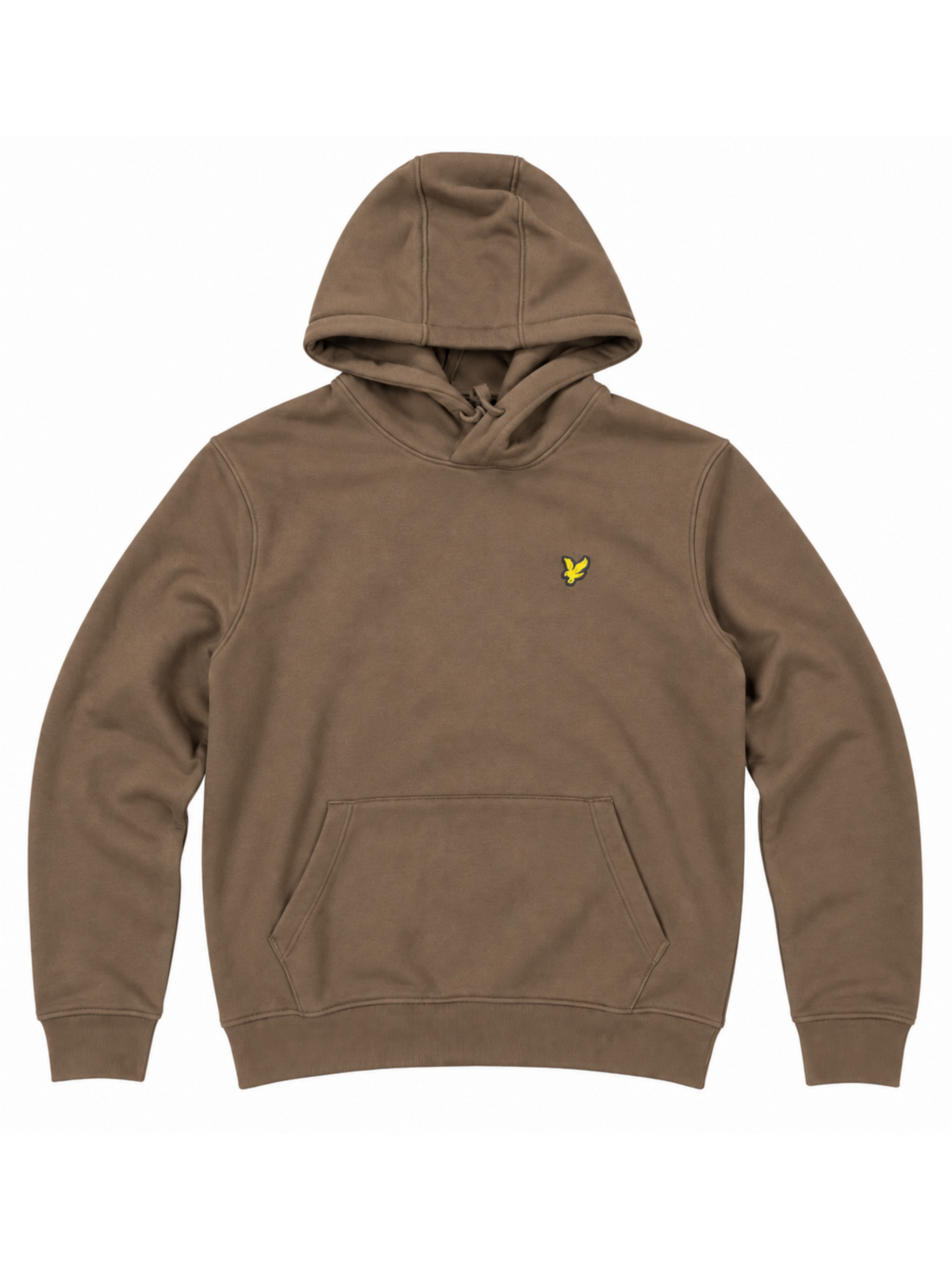 Felpa Lyle & Scott Marrone con cappuccio ML1139V EBONY LYLE & SCOTT 