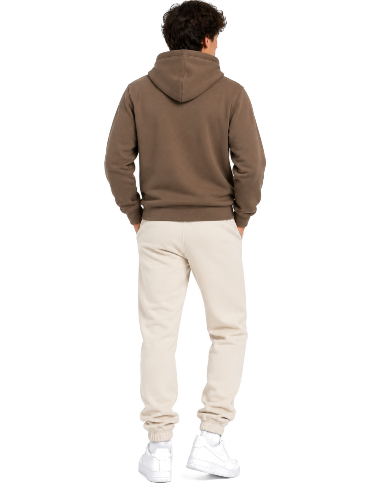 Felpa Lyle & Scott Marrone con cappuccio ML1139V EBONY LYLE & SCOTT 