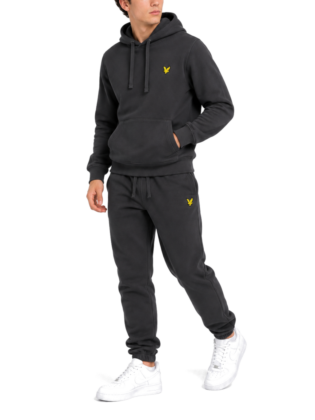 Felpa Lyle & Scott Nero con cappuccio ML1139V JET BLACK LYLE & SCOTT 