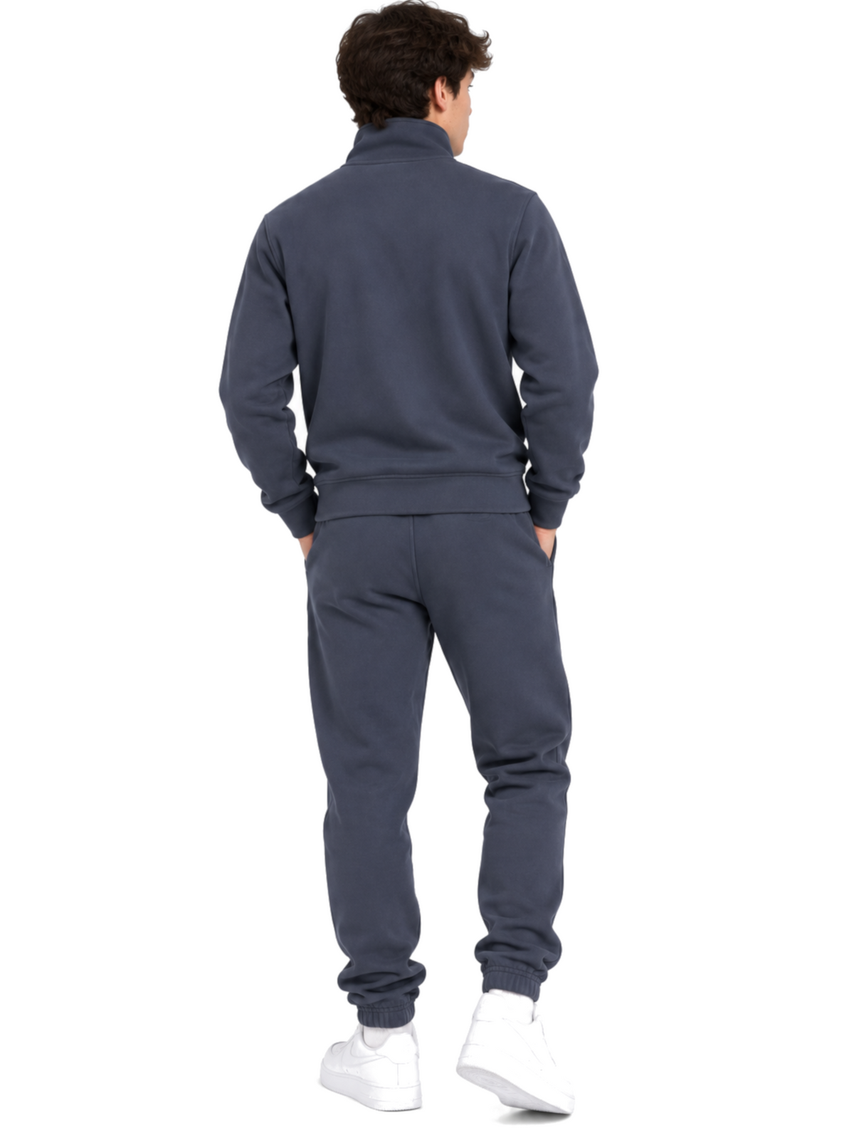 Felpa Lyle & Scott Blu con zip ML2148V DARK NAVY LYLE & SCOTT 