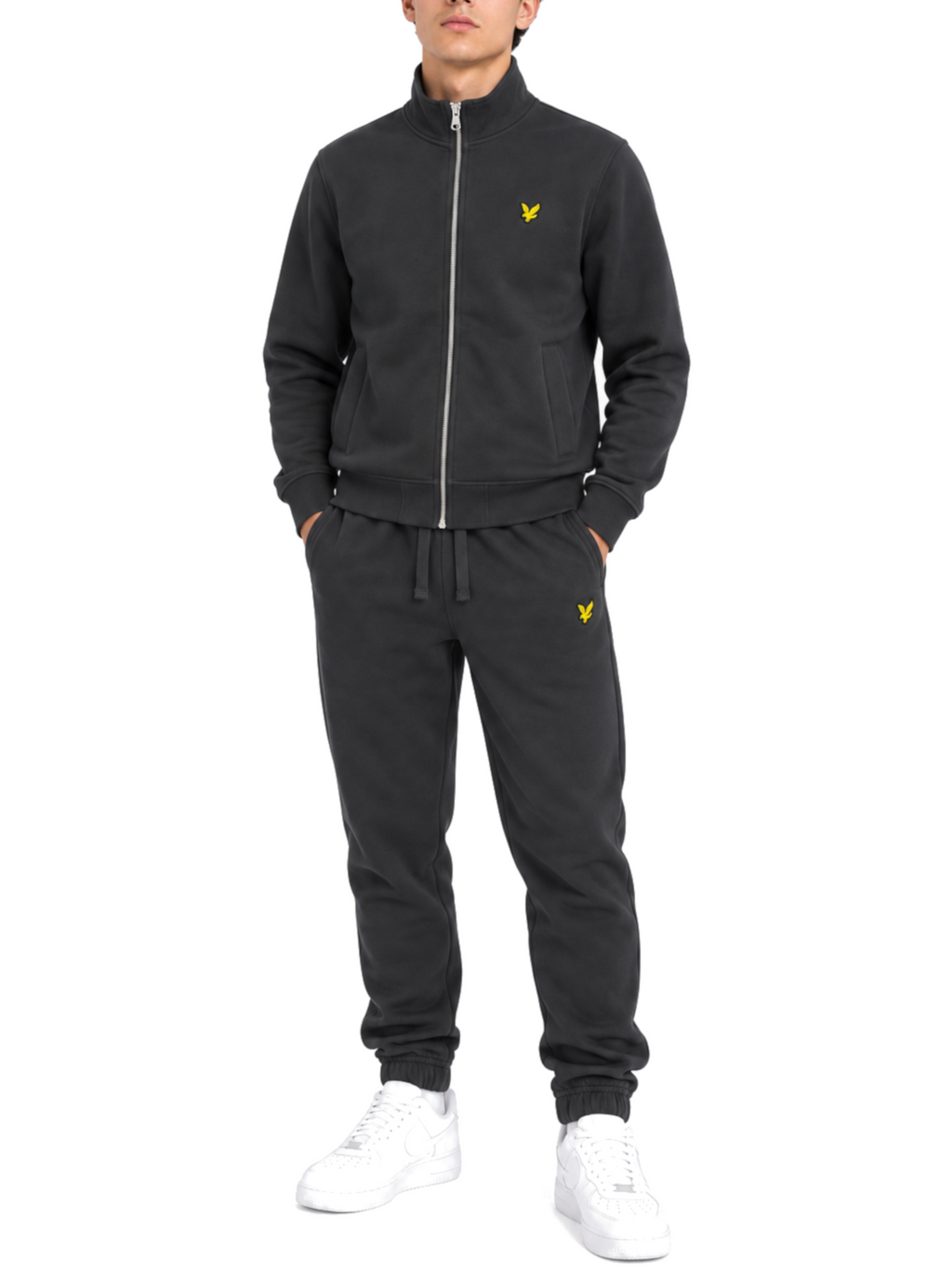 Felpa Lyle & Scott Nero con zip ML2148V JET BLACK LYLE & SCOTT 