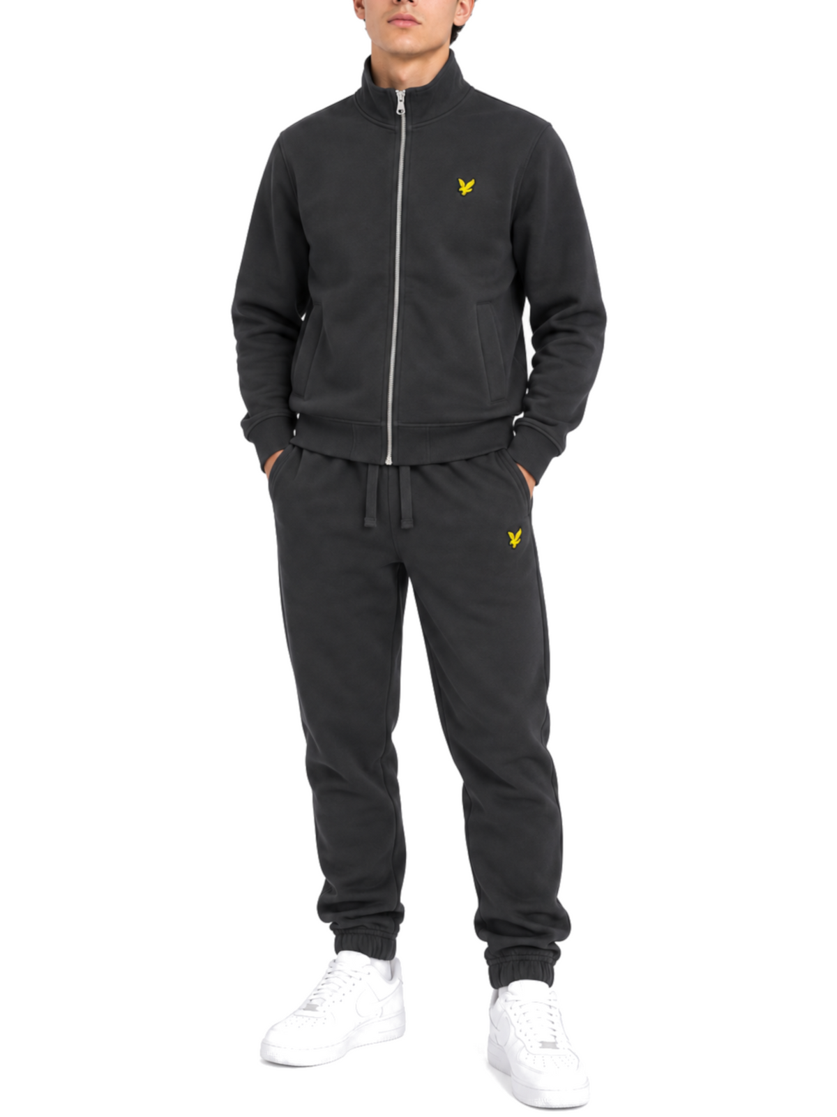 Felpa Lyle & Scott Nero con zip ML2148V JET BLACK LYLE & SCOTT 