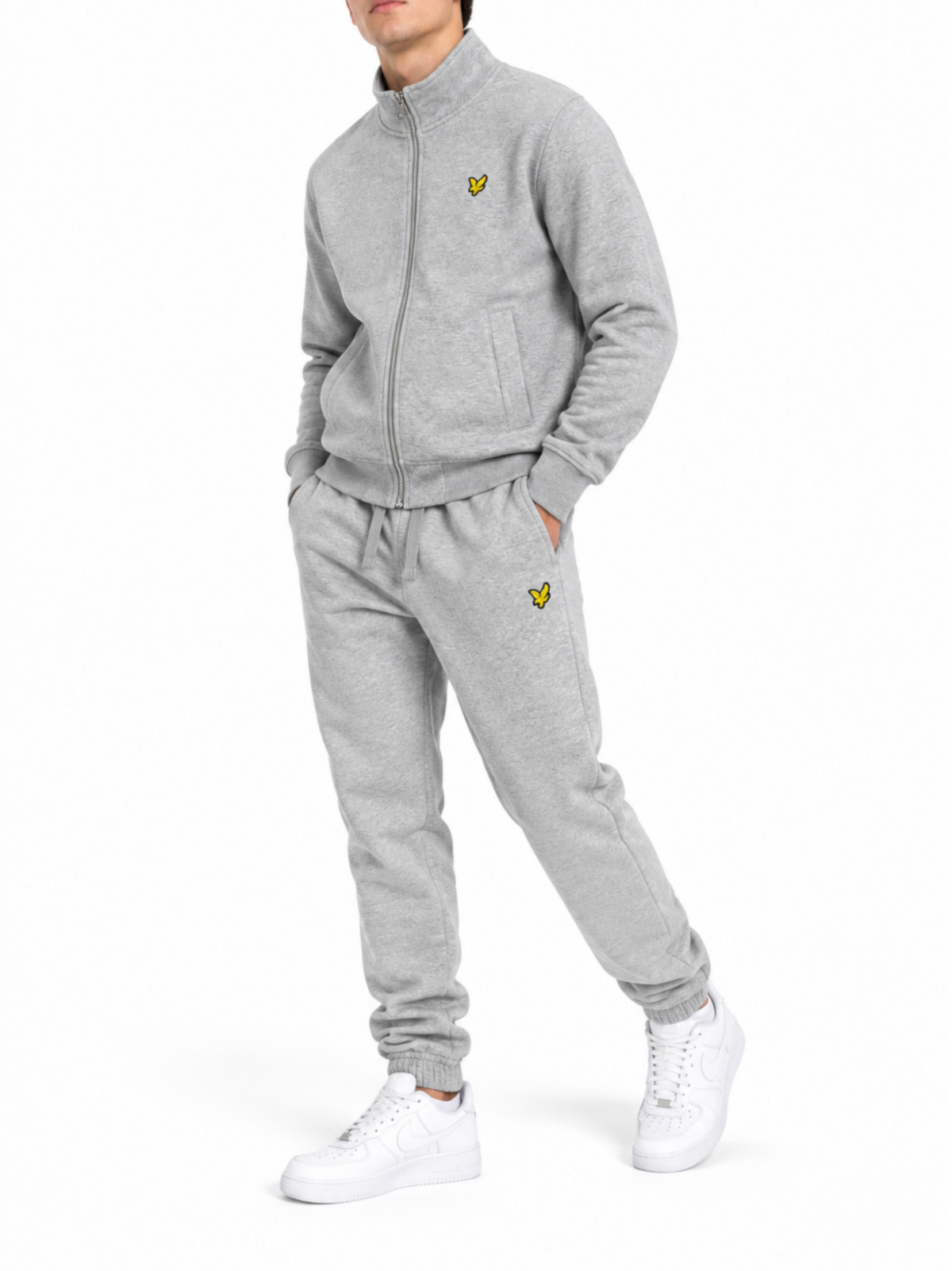 Felpa Lyle & Scott Grigio con zip ML2148V MID GREY LYLE & SCOTT 