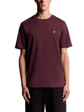 T-shirt Lyle & Scott Bordeaux Logo TS400VOG BURGUNDY LYLE & SCOTT 
