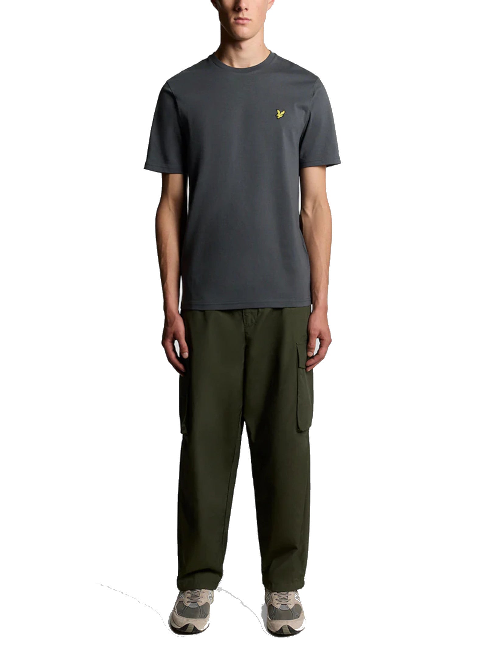 T-shirt Lyle & Scott Antracite Logo TS400VOG GUN METAL LYLE & SCOTT 