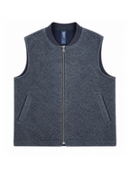 Gilet Mentore Blu basic a quadri COWBOY CINCINNATIJEANS MENTORE 