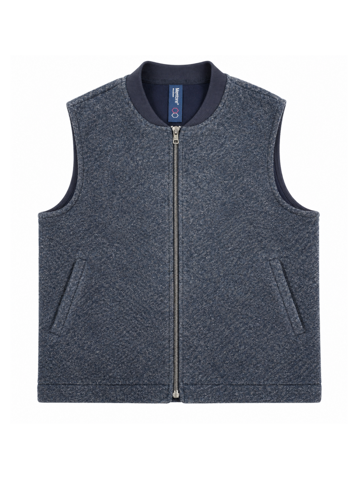 Gilet Mentore Blu basic a quadri COWBOY CINCINNATIJEANS MENTORE 