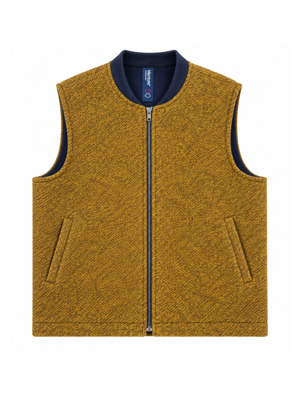Gilet Mentore Senape basic a quadri COWBOY CINCINNATIORO MENTORE 