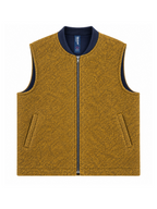 Gilet Mentore Senape basic a quadri COWBOY CINCINNATIORO MENTORE 