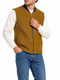 Gilet Mentore Senape basic a quadri COWBOY CINCINNATIORO MENTORE 