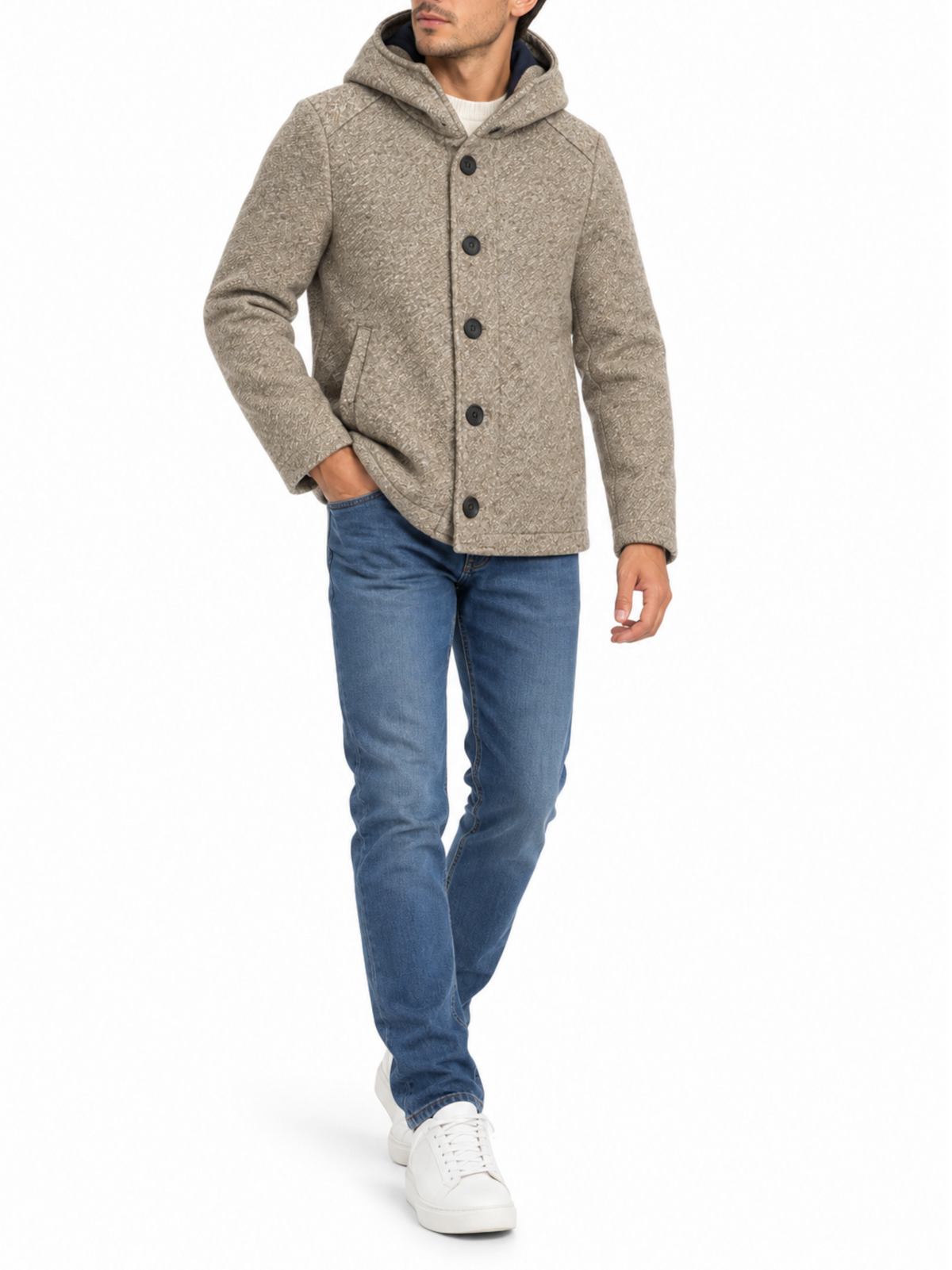 Picot Mentore Fango con cappuccio JUNIORES STONE BLU MENTORE 