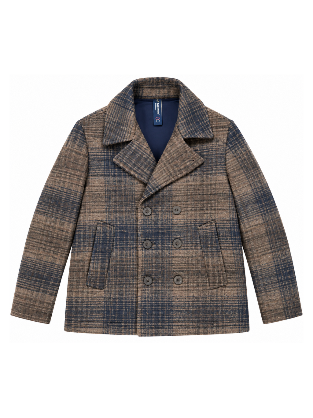 Cappotto corto Mentore Fango con cappuccio PAPA FANGO MENTORE 