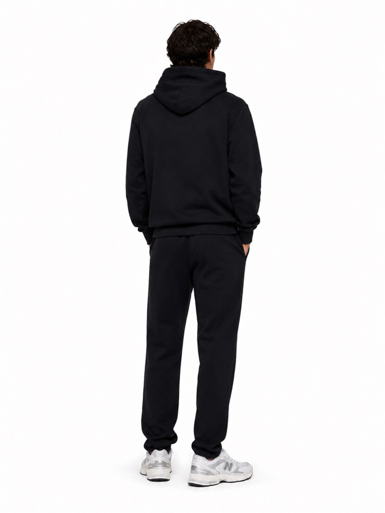 Felpa New Balance Basic Nera con cappuccio MT41511 BK NEW BALANCE 