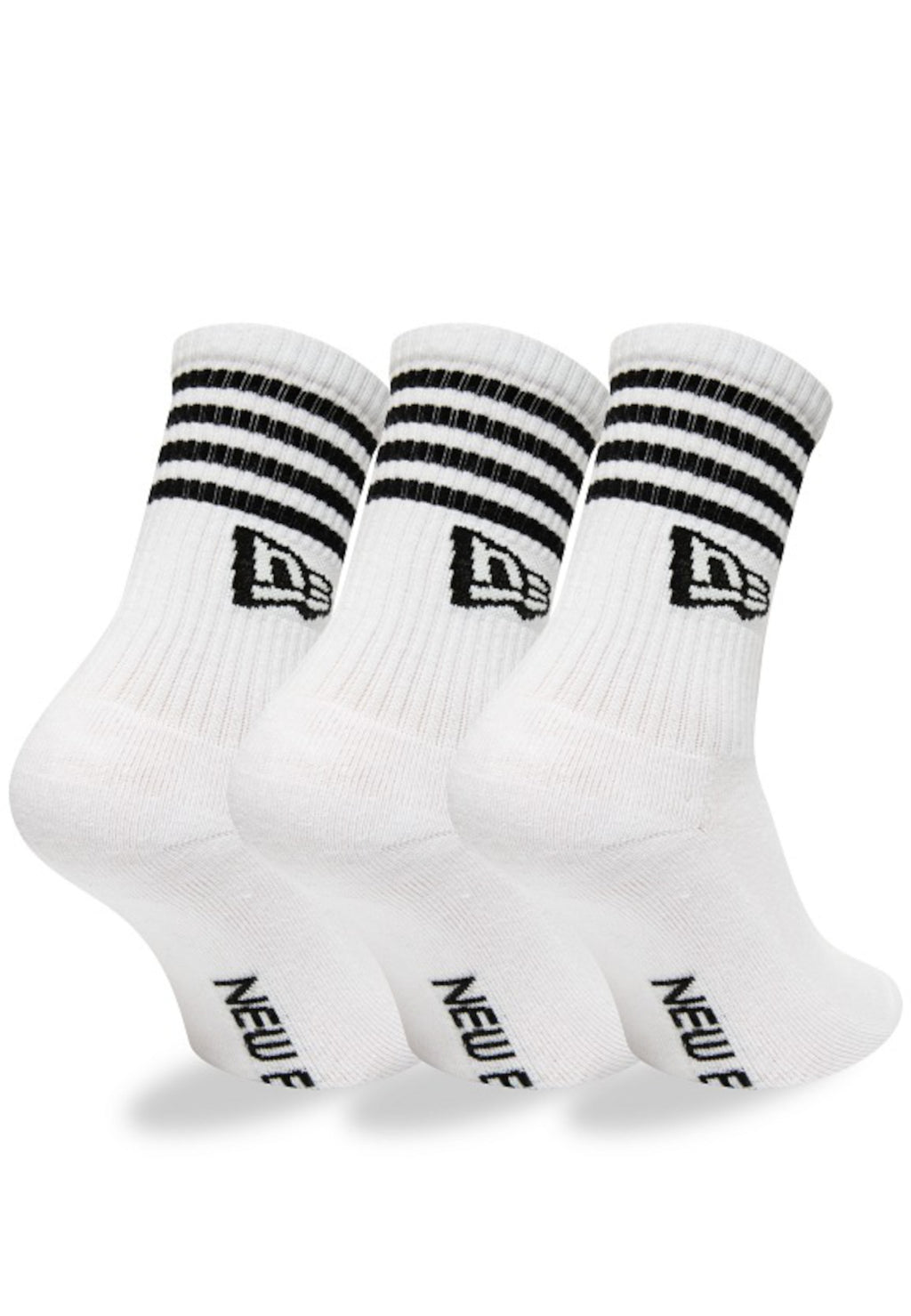 Calzini New Era Bianco Tripack 13113626 WHI NEW ERA 