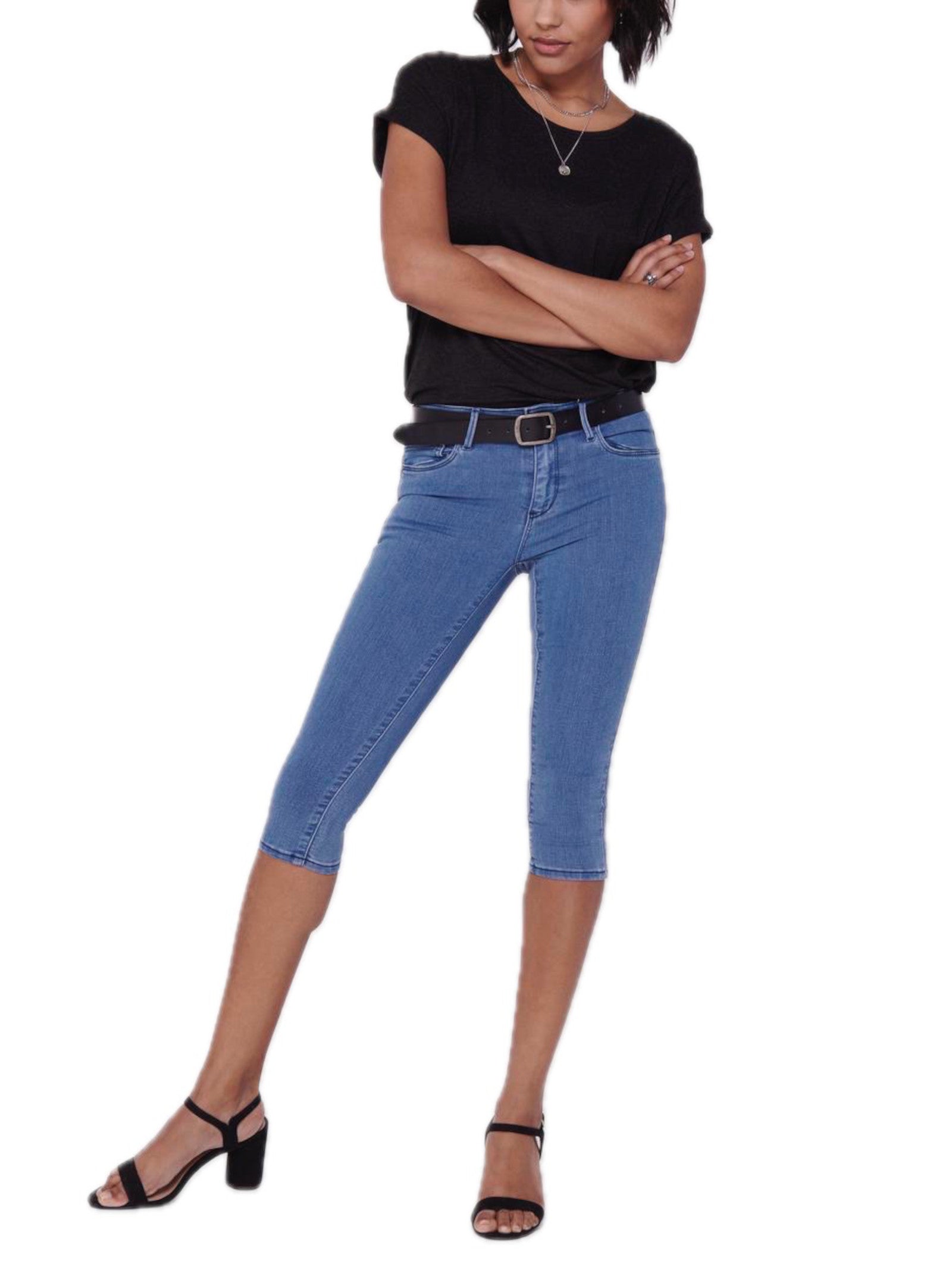 T-Shirt Only Nera Moster  in viscosa 15106662 /Black ONLY 