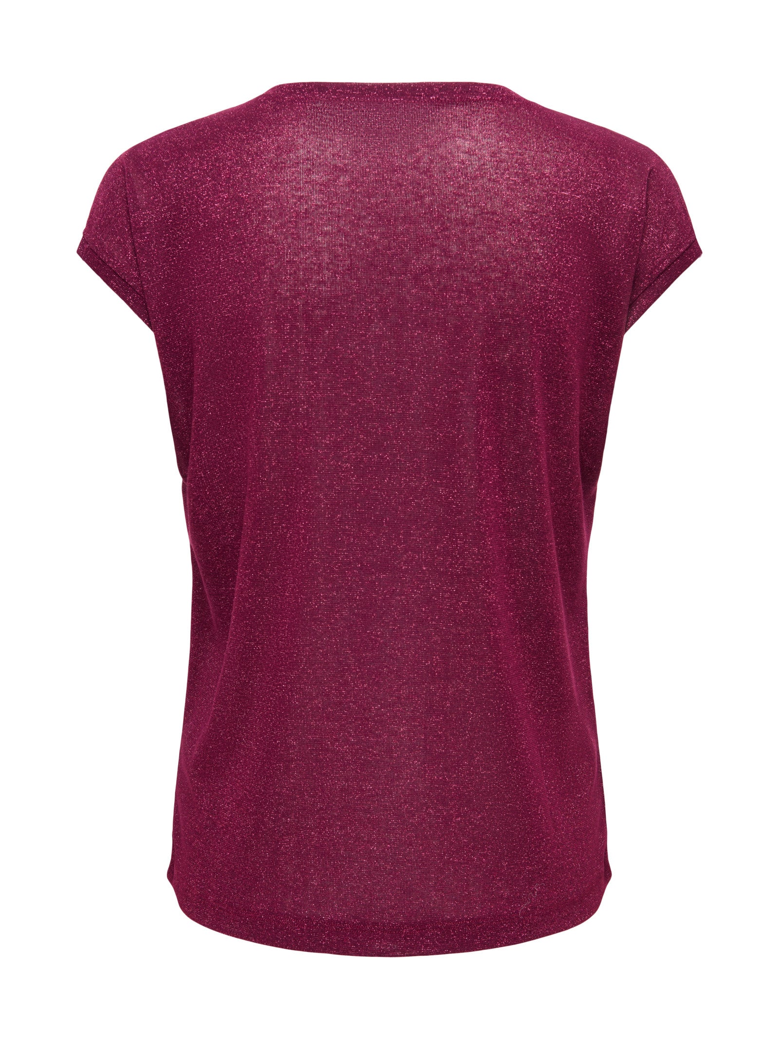 T-Shirt Only Silver Bordeaux in lurex 15136069 /Fig ONLY 