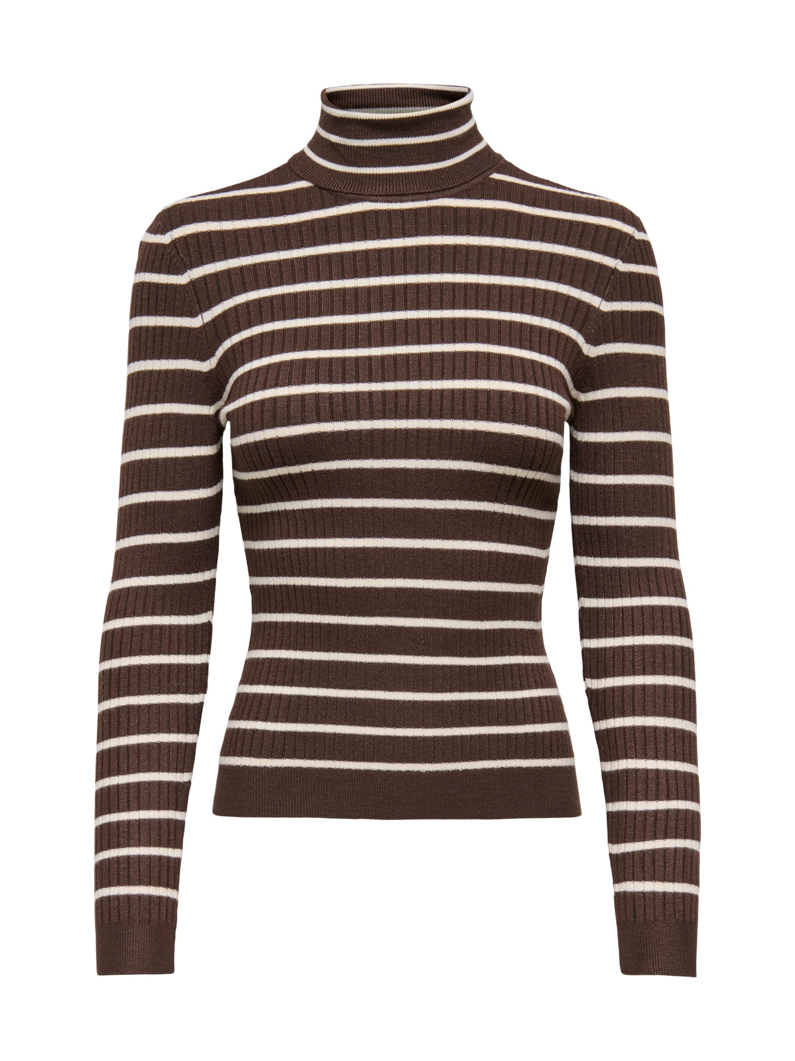 Maglia Only Karol Marrone a collo alto 15165075 /Coffee Bean ONLY 