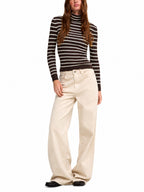 Maglia Only Karol Marrone a collo alto 15165075 /Coffee Bean ONLY 