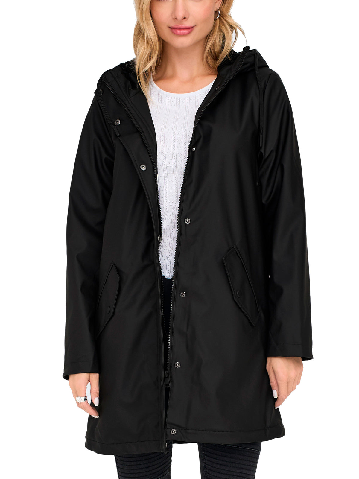 Giubbotto Only Sally Nero con cappuccio 15206116 /Black ONLY 