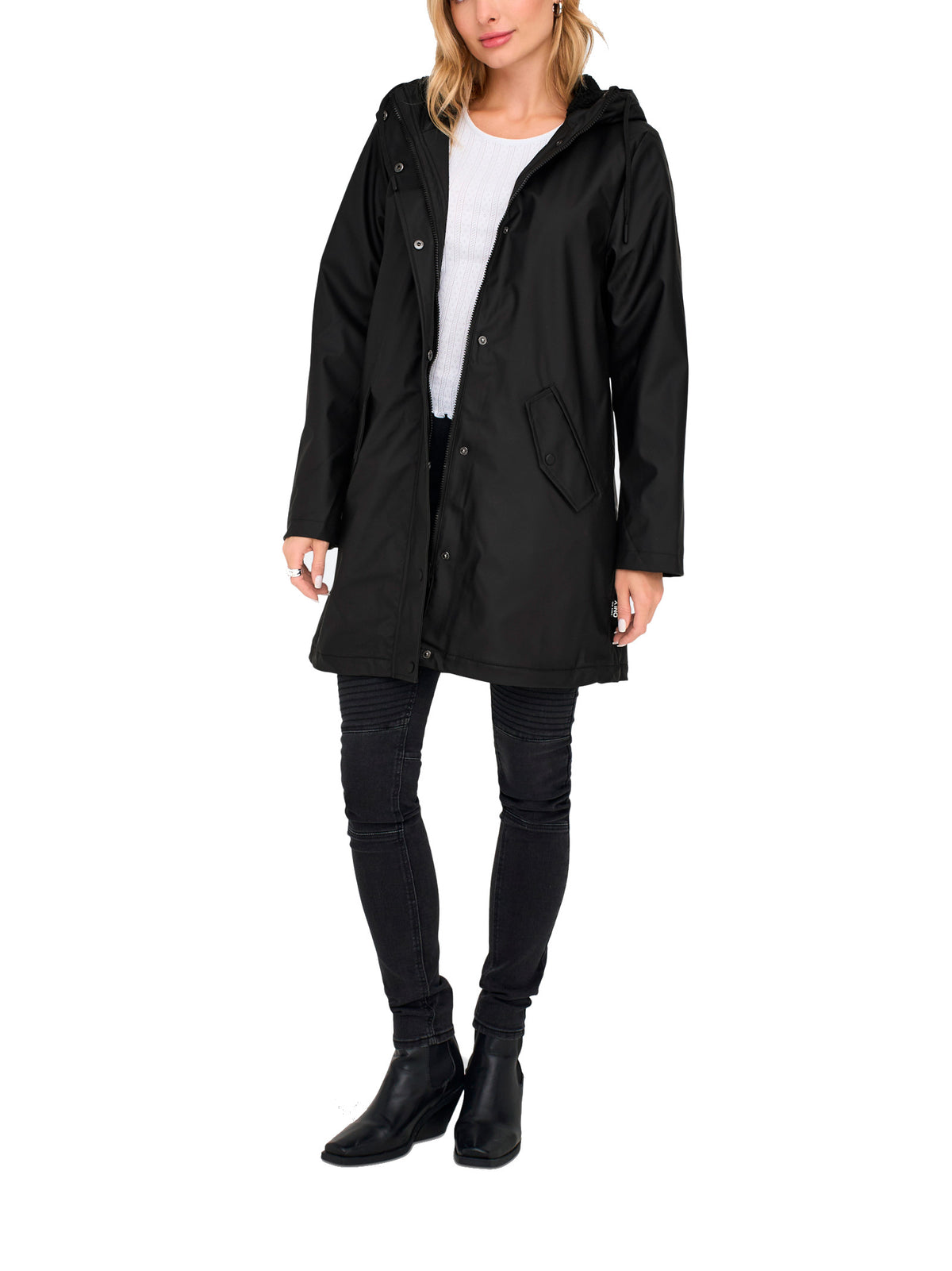 Giubbotto Only Sally Nero con cappuccio 15206116 /Black ONLY 