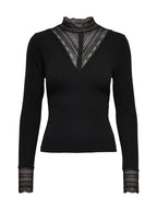Maglia Only Tilde Nera in pizzo 15207788 /Black ONLY 