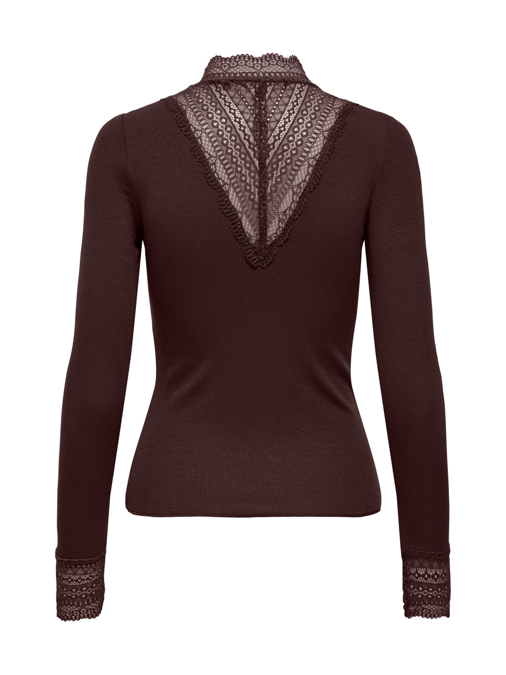 Maglia Only Tilde Marrone in pizzo 15207788 /Chocolate Torte ONLY 
