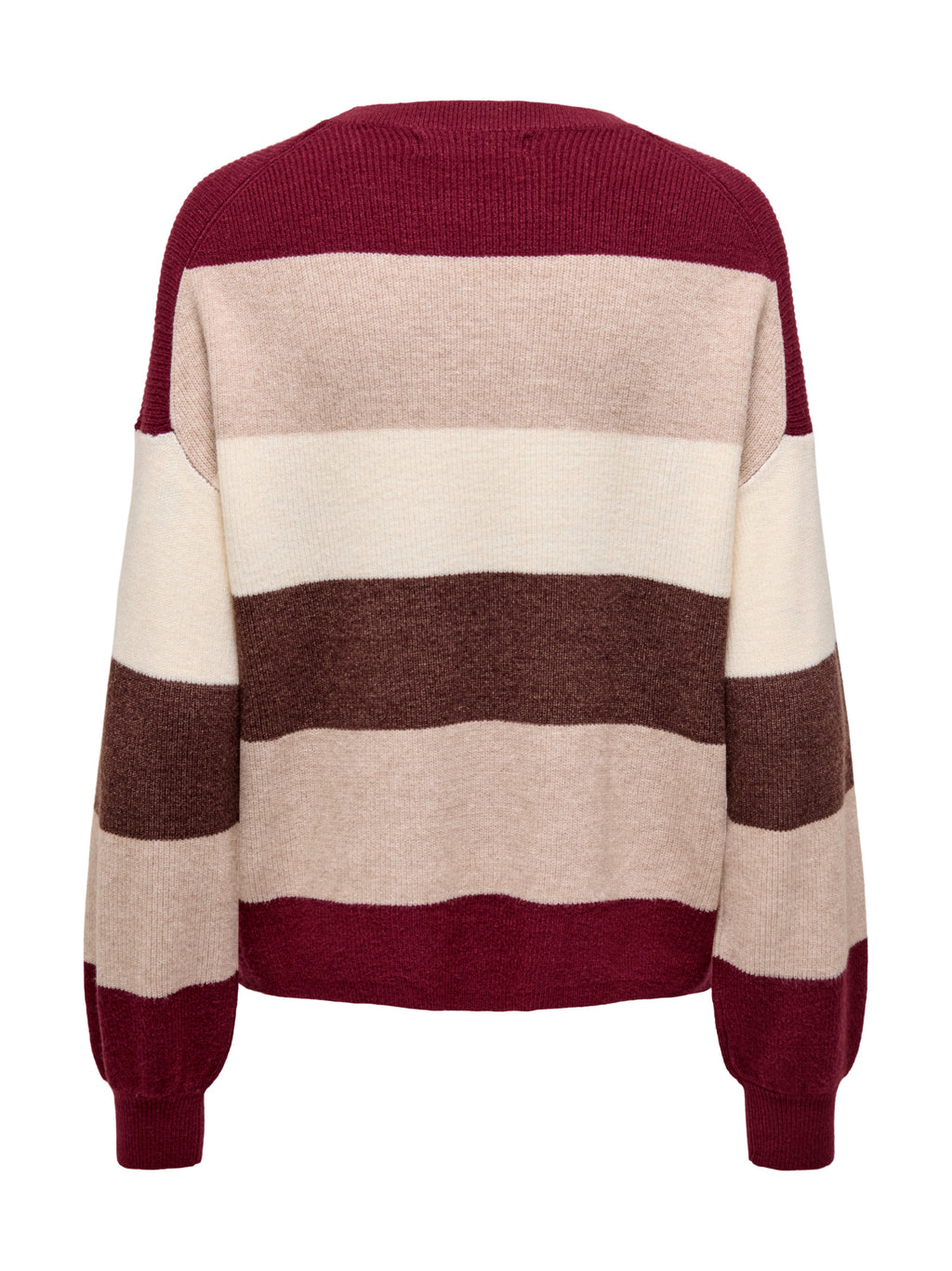 Maglia Only Atia a righe multicolore 15220044 /Zinfandel ONLY 