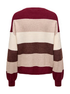Maglia Only Atia a righe multicolore 15220044 /Zinfandel ONLY 