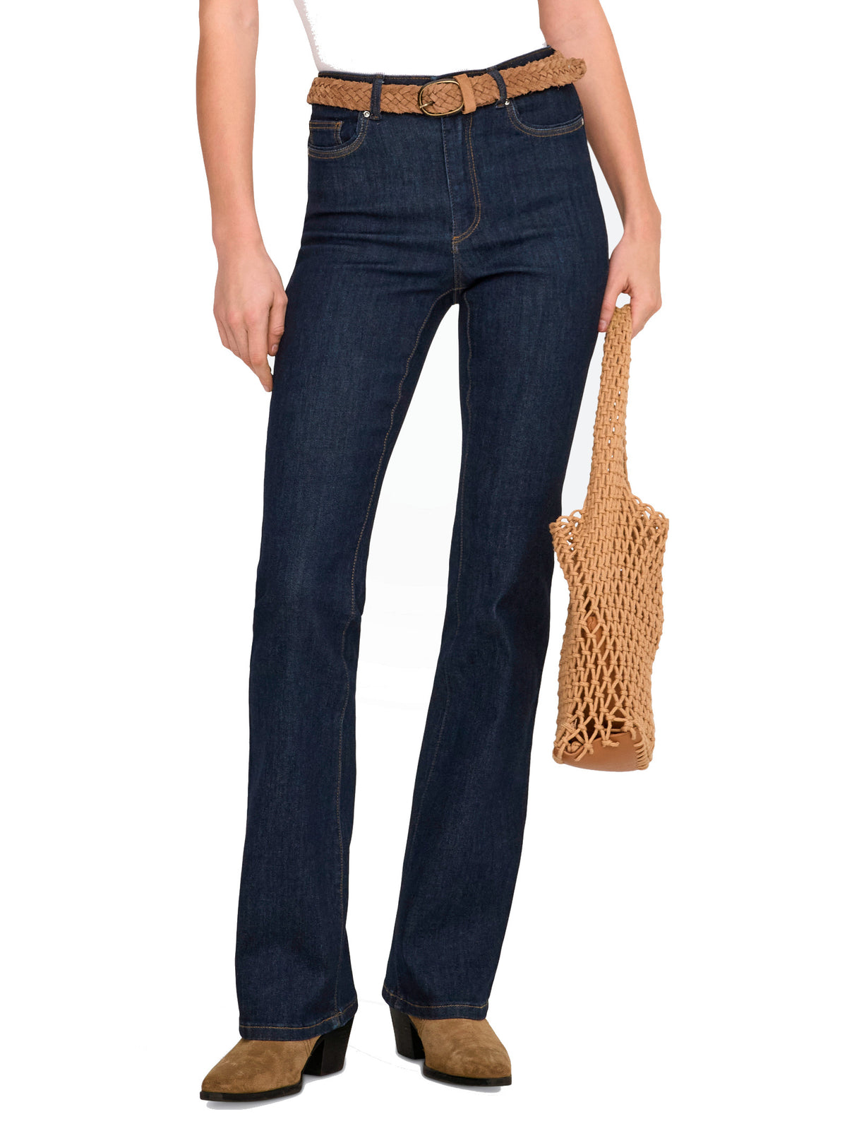 Jeans Only Wauw Dark Blue Denim flared 15230472 BLUE ONLY 