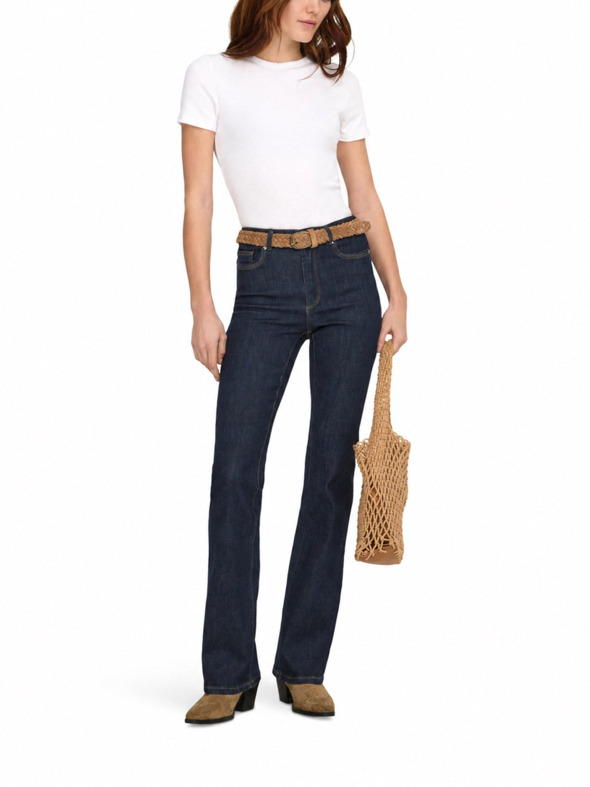 Jeans Only Wauw Dark Blue Denim flared 15230472 BLUE ONLY 