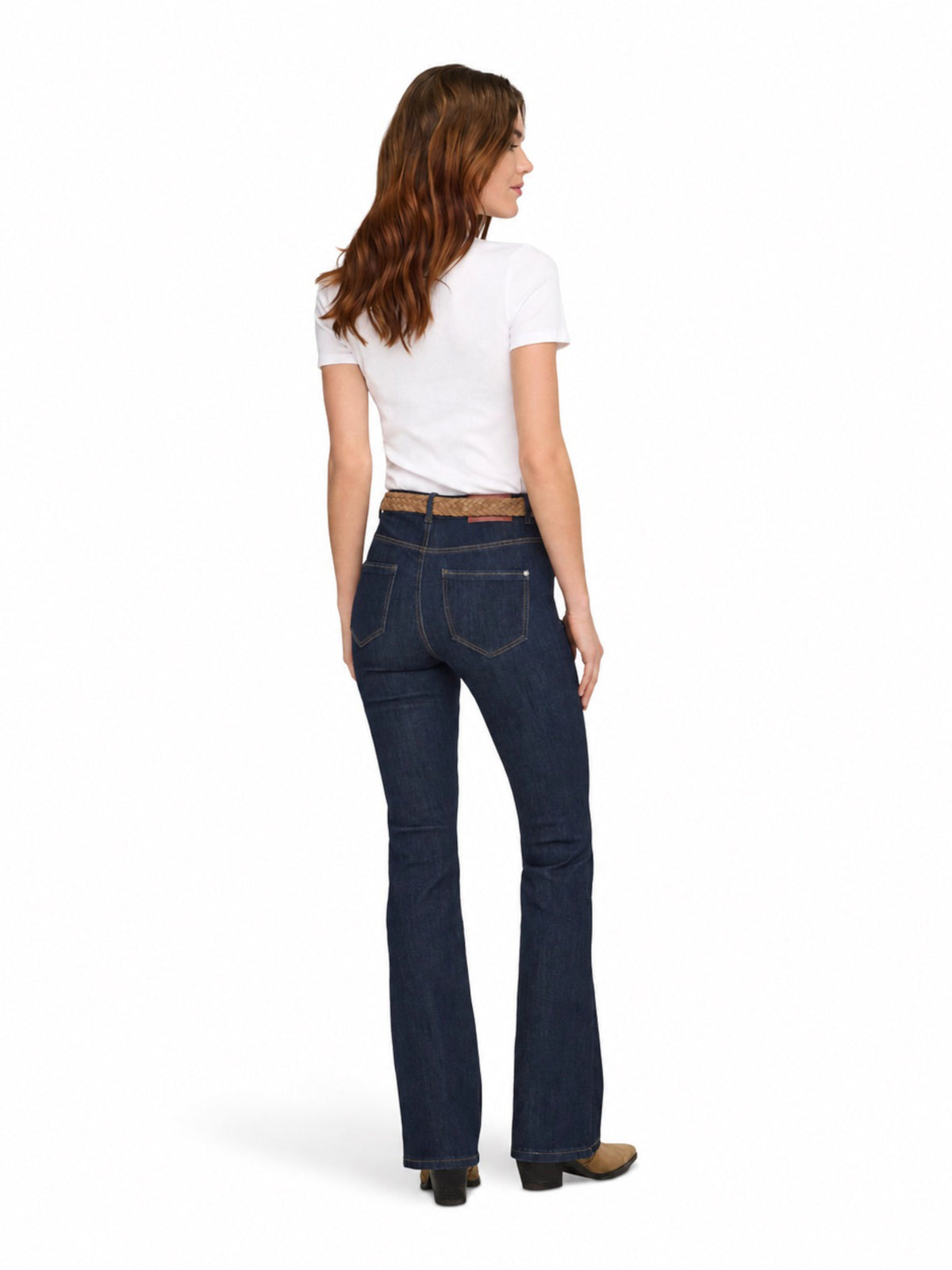 Jeans Only Wauw Dark Blue Denim flared 15230472 BLUE ONLY 