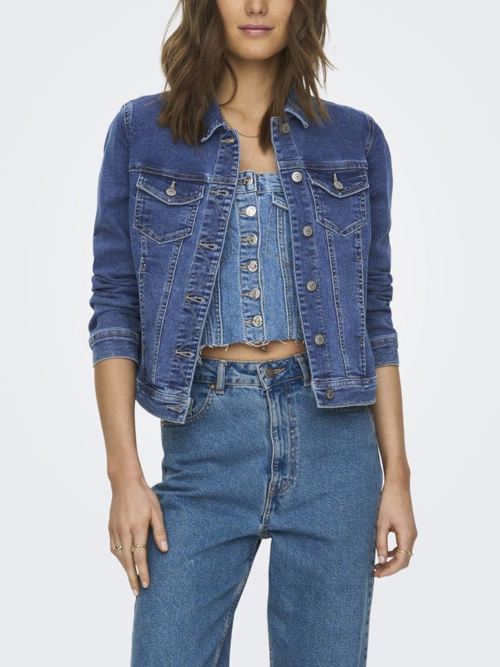 Giubbotto Only Wonder Medium Blue Denim 15243147 /Medium Blue Denim ONLY 