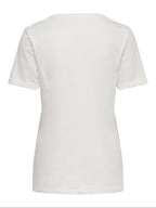 T-shirt Only Kita Bianco mini stampa 15244714 /Cloud Dancer ONLY 