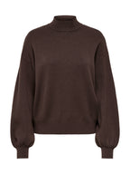 Maglia ONLY Enya Marrone con collo alto 15302262 /Chocolate Torte ONLY 