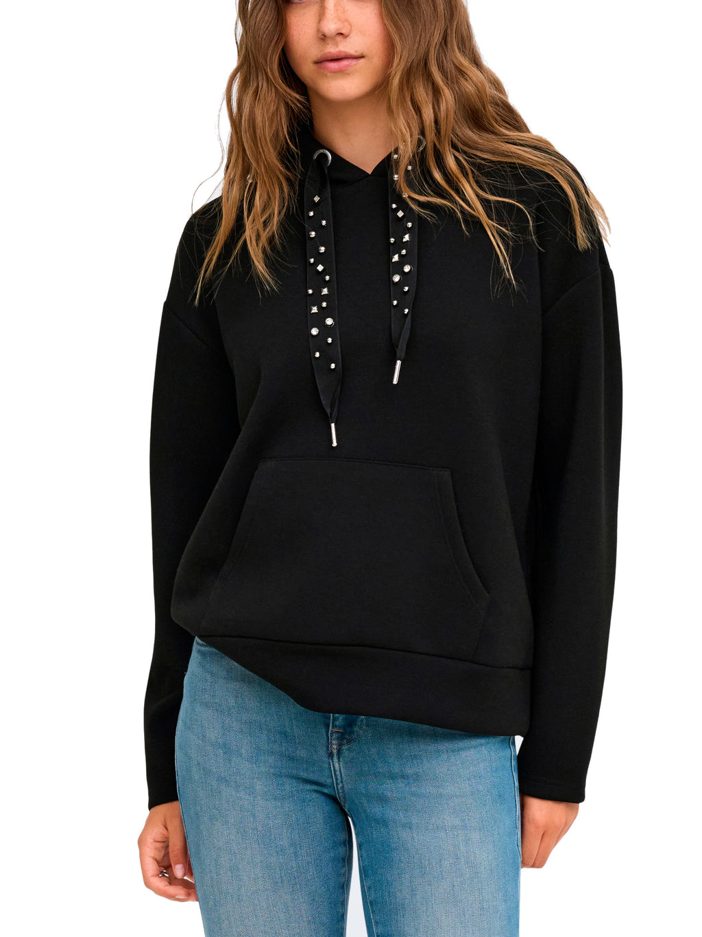 Felpa Only Fancy Nera con cappuccio 15303838 /Black ONLY 