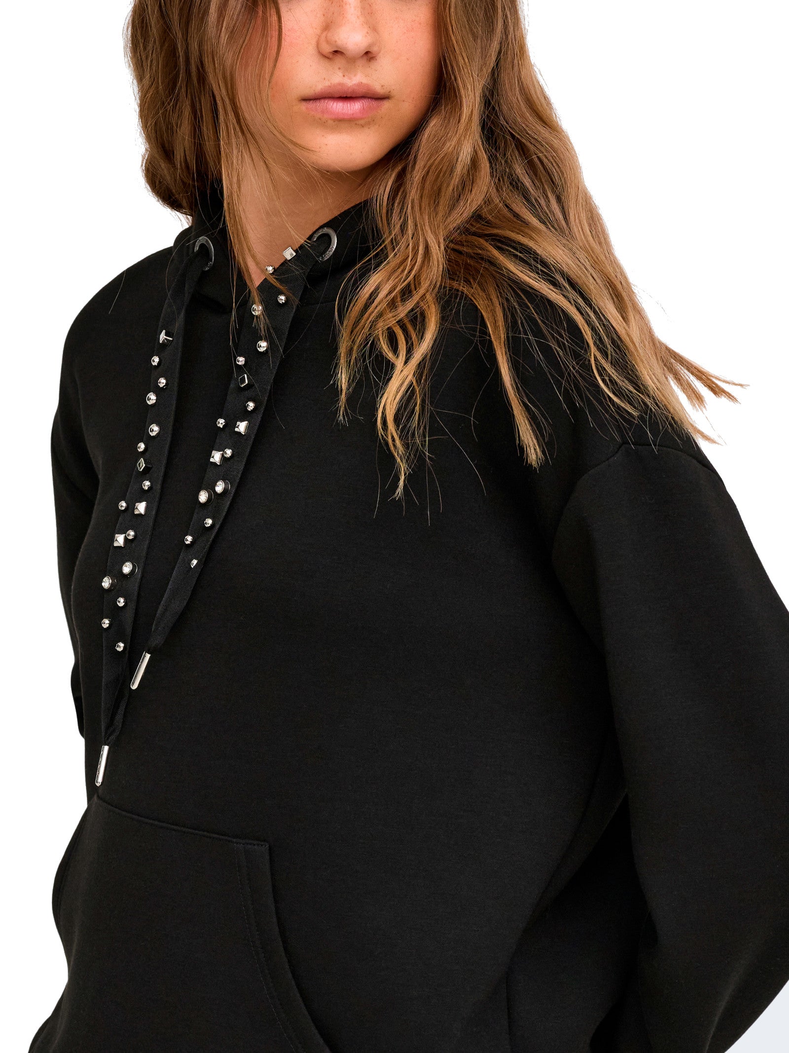 Felpa Only Fancy Nera con cappuccio 15303838 /Black ONLY 