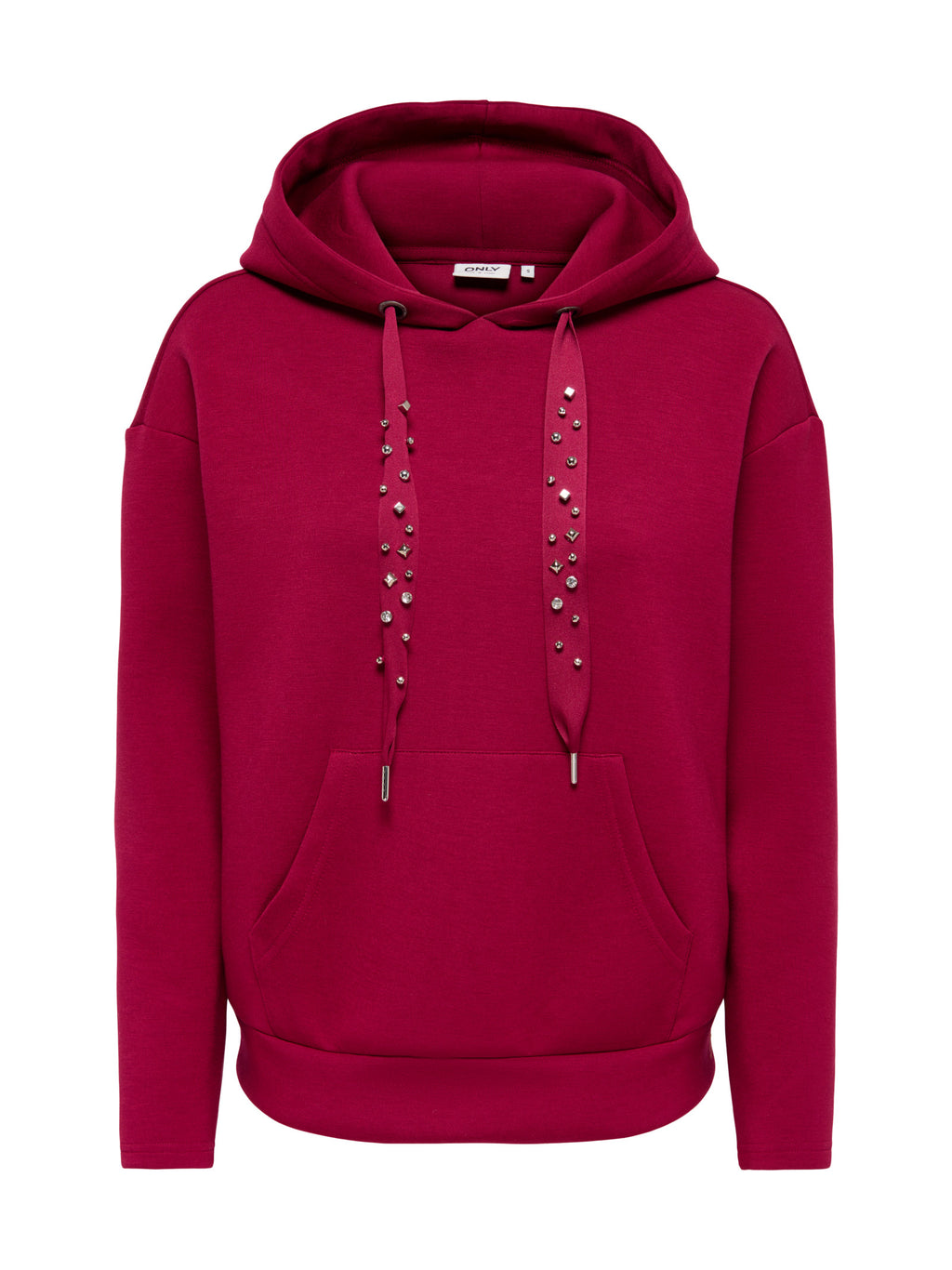 Felpa Only Fancy con cappuccio 15303838 /Rumba Red ONLY 