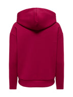 Felpa Only Fancy con cappuccio 15303838 /Rumba Red ONLY 