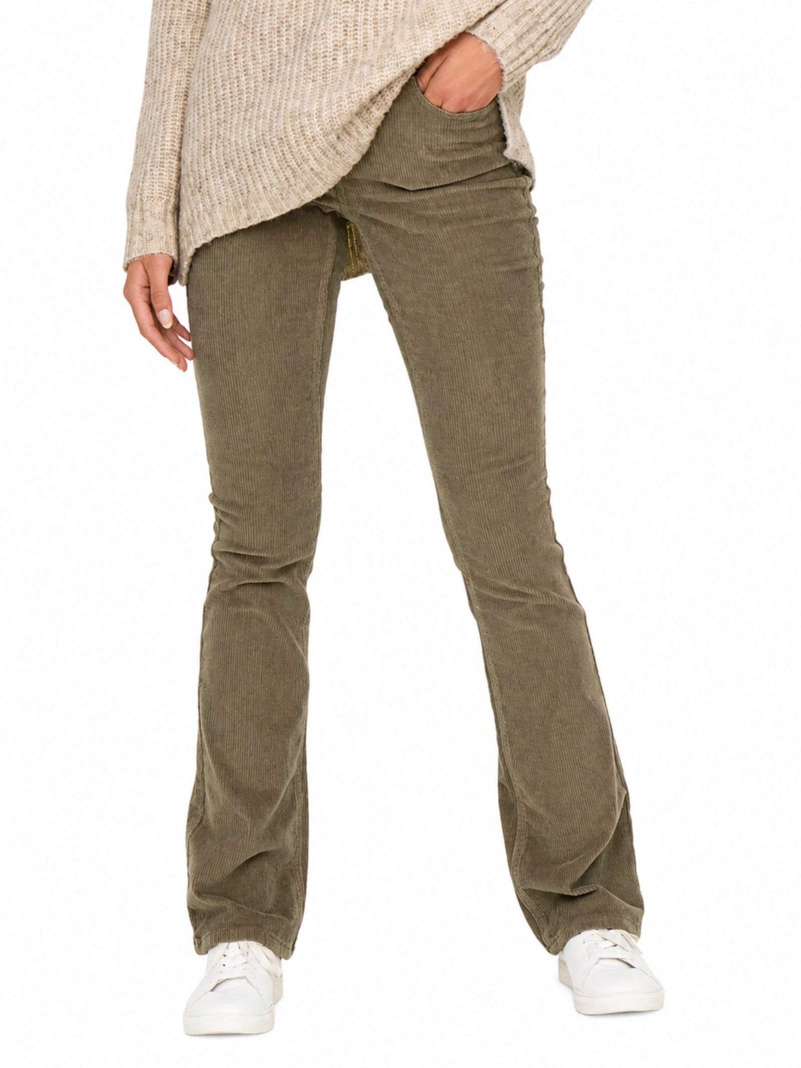 Pantalone Only Mary Nocciola Flared 15304256 /Fossil ONLY 