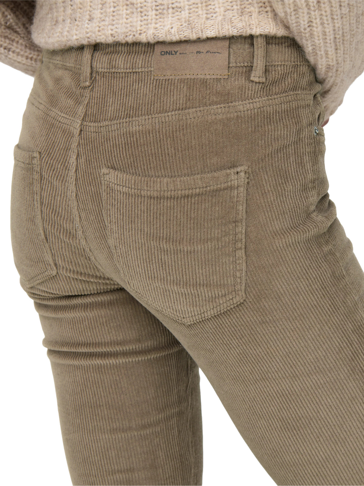 Pantalone Only Mary Nocciola Flared 15304256 /Fossil ONLY 