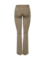 Pantalone Only Mary Nocciola Flared 15304256 /Fossil ONLY 