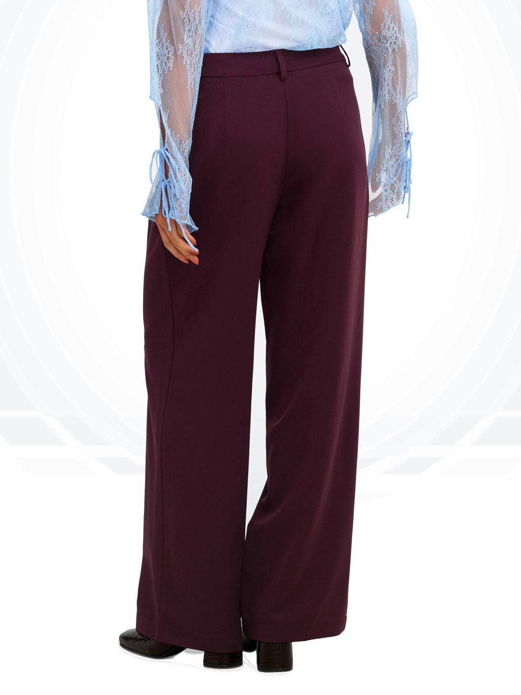 Pantalone Only Hattie Vinaccia a palazzo 15304707 /Fudge ONLY 
