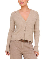 Cardigan Only Katia Beige con bottoni 15310902 /Mocha Meringue ONLY 