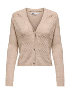 Cardigan Only Katia Beige con bottoni 15310902 /Mocha Meringue ONLY 