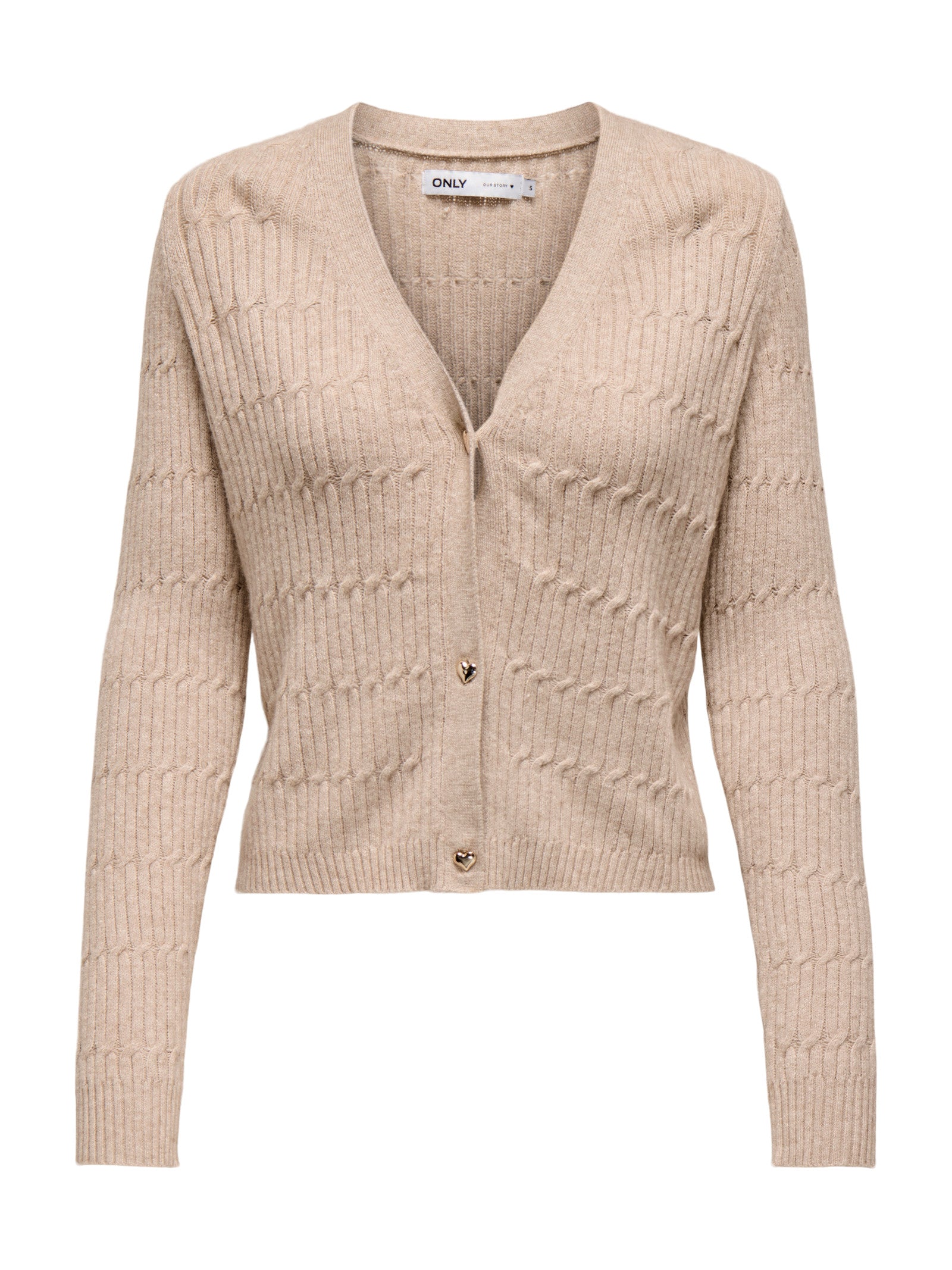 Cardigan Only Katia Beige con bottoni 15310902 /Mocha Meringue ONLY 