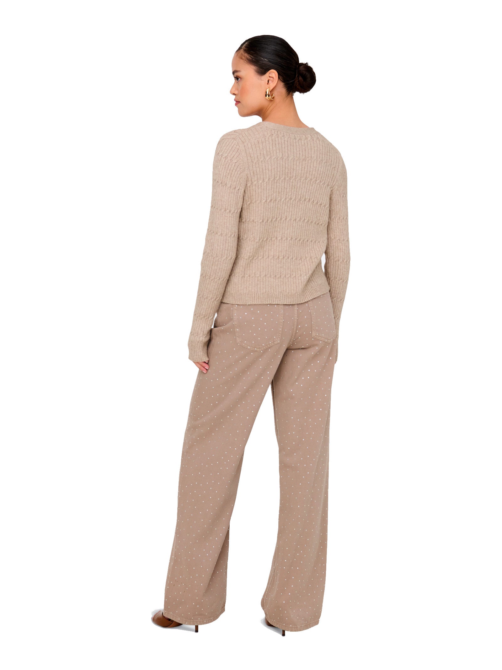 Cardigan Only Katia Beige con bottoni 15310902 /Mocha Meringue ONLY 