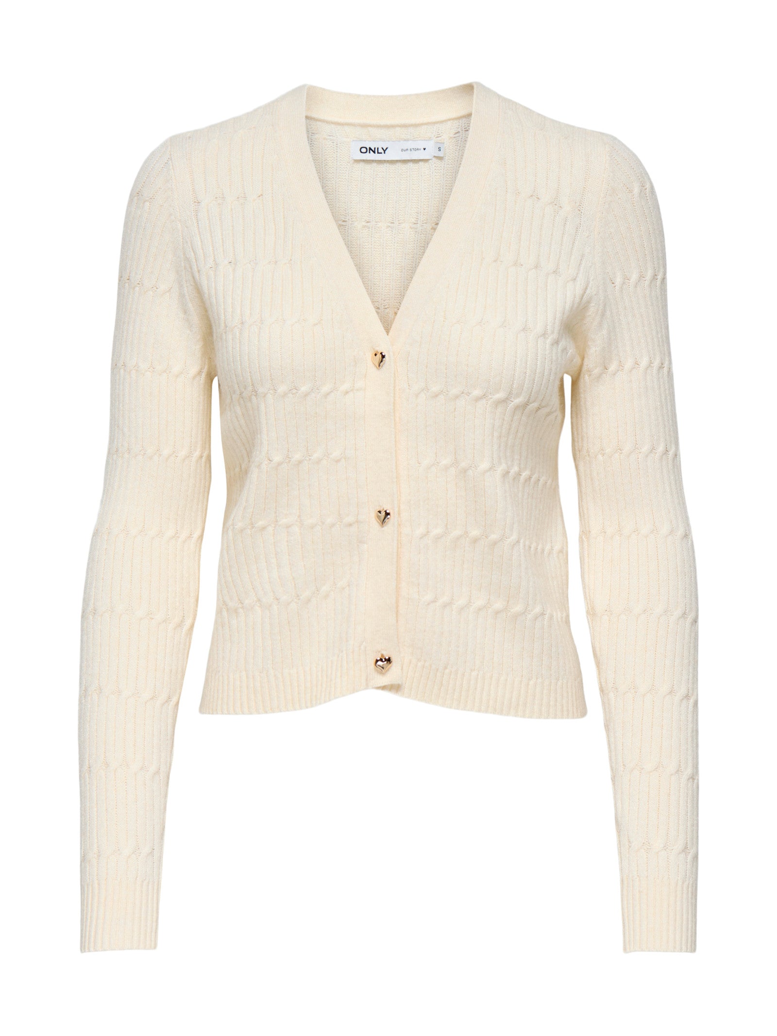 Cardigan Only Katia Panna con bottoni 15310902 /Whitecap Gray ONLY 