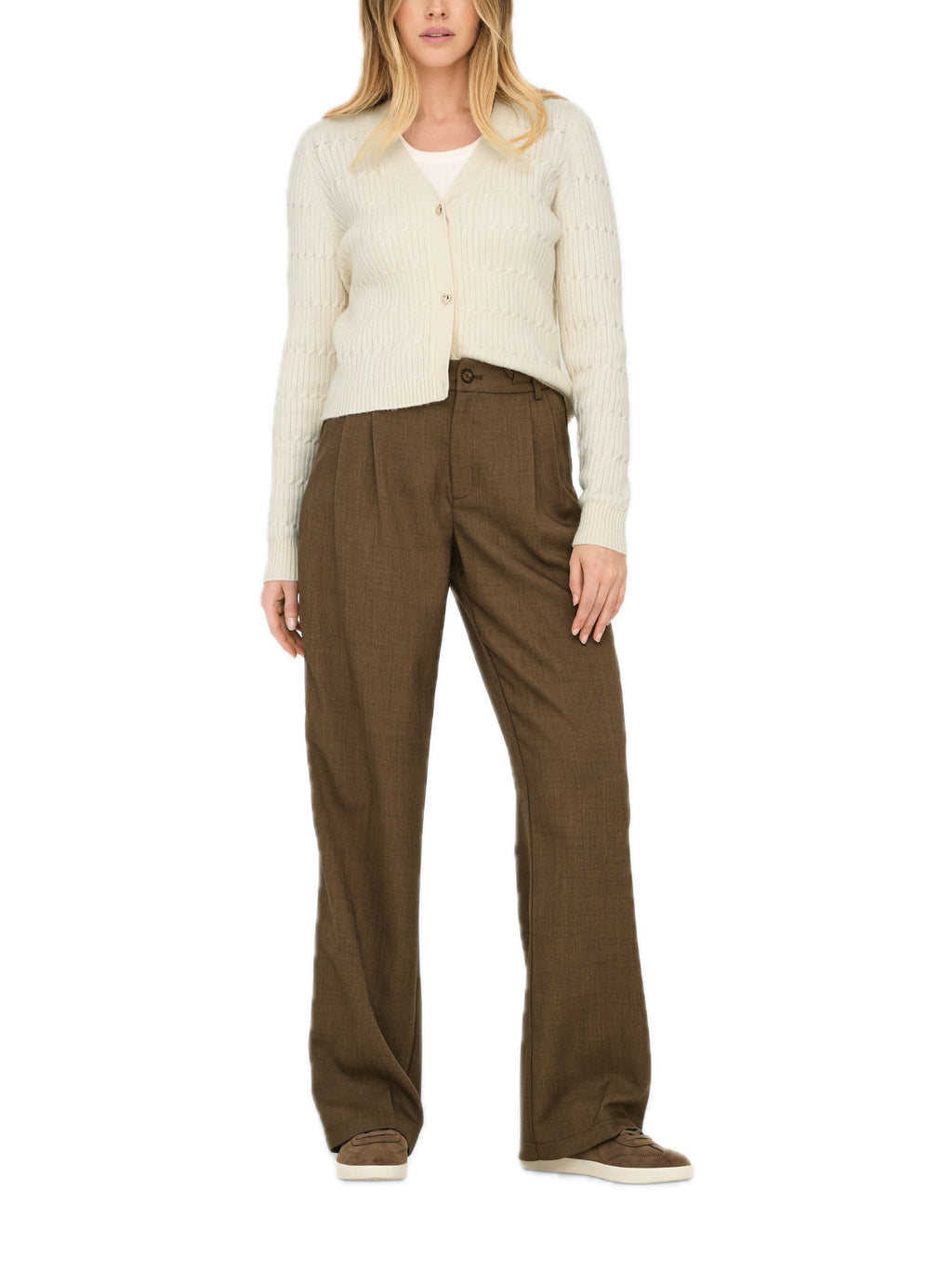 Cardigan Only Katia Panna con bottoni 15310902 /Whitecap Gray ONLY 