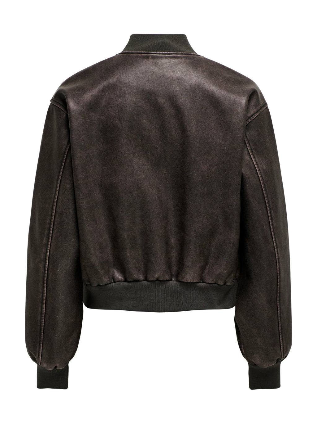 Bomber Only Jane Marrone in ecopelle 15314240 /Chocolate Brown ONLY 