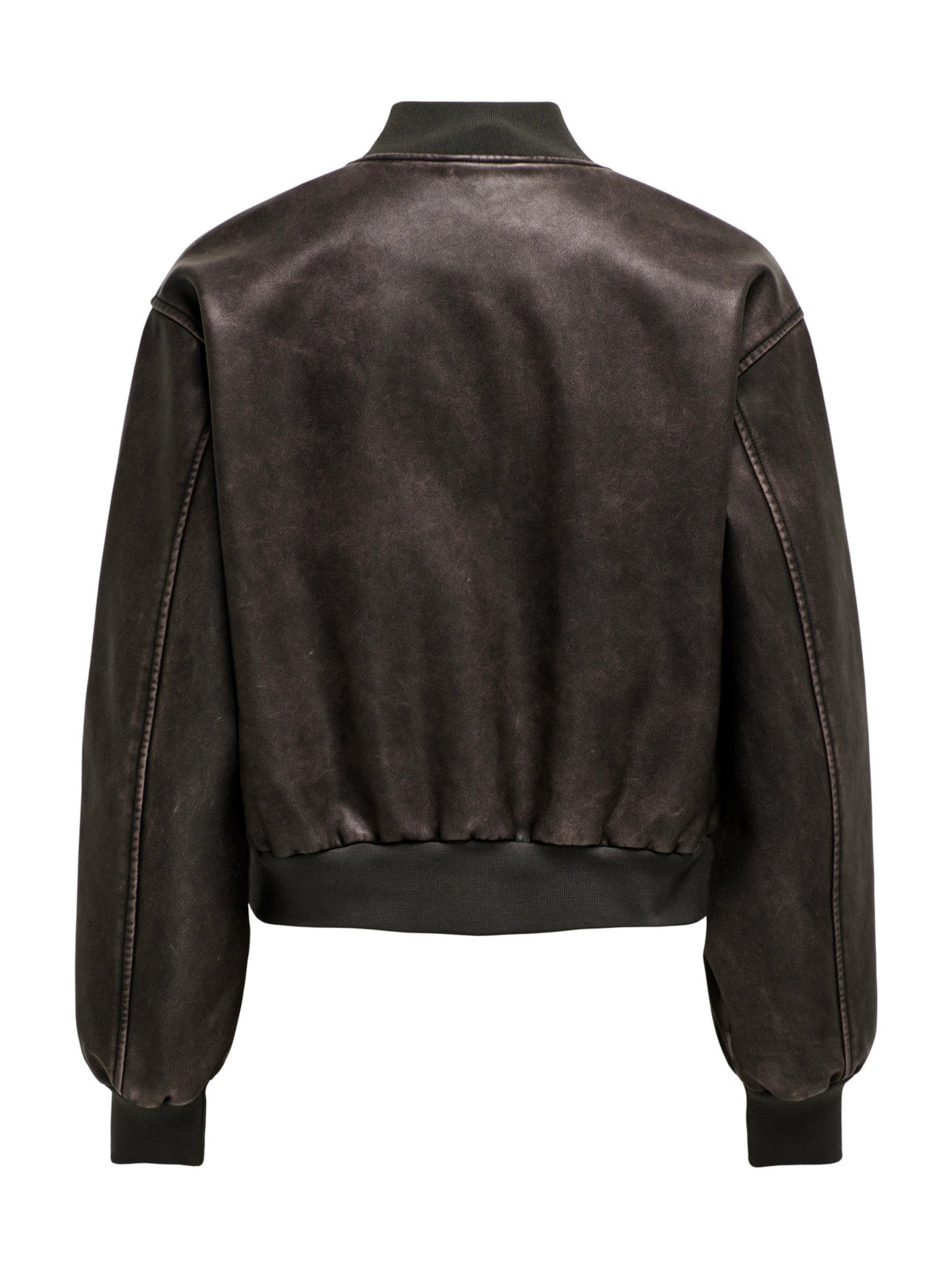 Bomber Only Jane Marrone in ecopelle 15314240 /Chocolate Brown ONLY 
